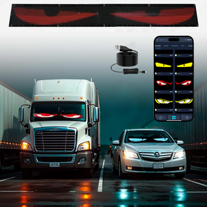 Devil Eyes Programmier bares Scrollen LED-Schild Faltbares LED-Nachrichten modul Benutzer definierte mobile APP-Steuerung Flexible LED-Anzeige - Product Image 2