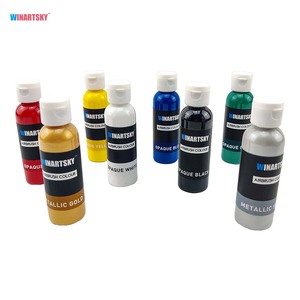 Bộ Sơn Phun Sơn 8 Màu (Mỗi Loại 60Ml), Bộ Sơn Phun Sơn Nước Cho Kim Loại, Mô Hình Nhựa, Da, Đục, Màu Ngọc Trai - Product Image 2