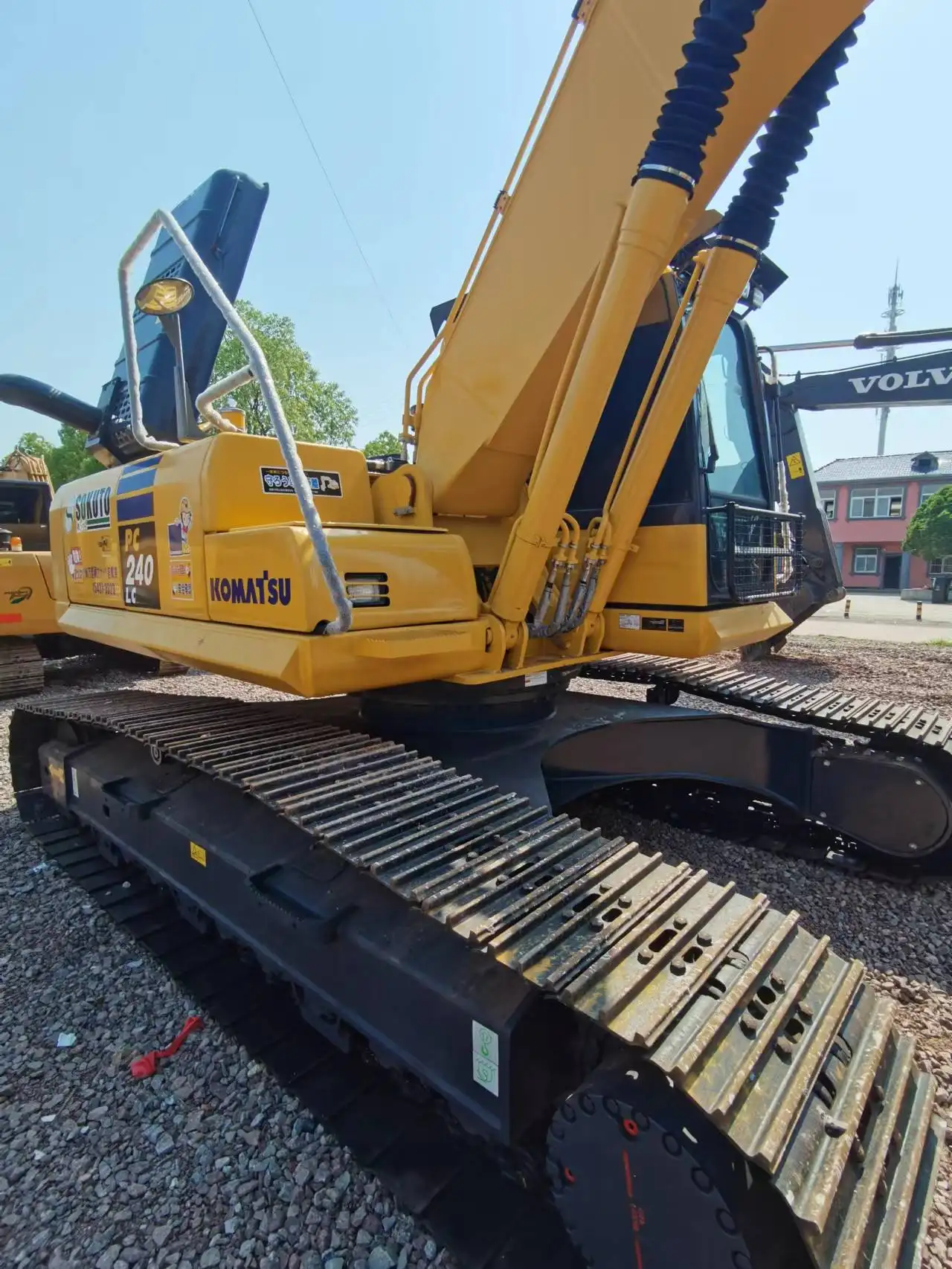 Excavadora Komatsu PC240 usada, excavadora Komatsu PC240, máquina de construcción de servicio mediano, gran oferta en stock