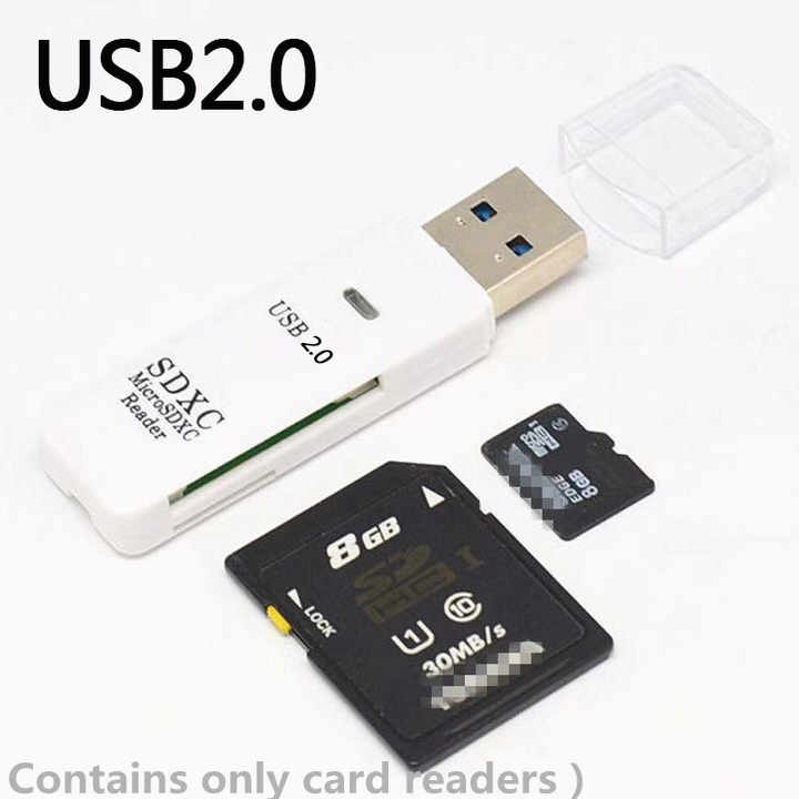 Multifunctional XD Card Reader Two-in-One TF/SD Card for Mobile Phone Computer Camera Car with External USB2.0/3.0 Interface