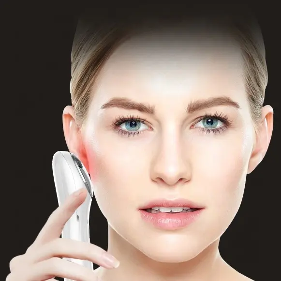 Producto de tendencia 2024, herramienta más suave para la cara, cuidado de la piel, desmaquillador, tonificación vibratoria facial, dispositivo galvánico