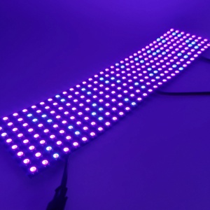 Адресуемый WS2812B DC5V светодиодный матричный экран RGB 5050SMD 8x8 8x32 16x16 пикселей Гибкая индивидуально светодиодная программируемая панель - Product Image 6