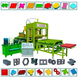 Eco-friendly <strong>QT5</strong>-15 Full Hollow Automatic <strong>Interlock</strong> <strong>Block</strong> Making <strong>Machine</strong> Paver Concrete Cement Brick Making Machinery - Product Image 3