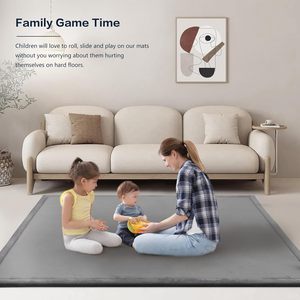 Bán buôn siêu thoải mái phòng khách thảm không trượt chất lượng cao elasti-bọt Tatami Mat dễ dàng làm sạch mềm bé bọt mat - Product Image 6