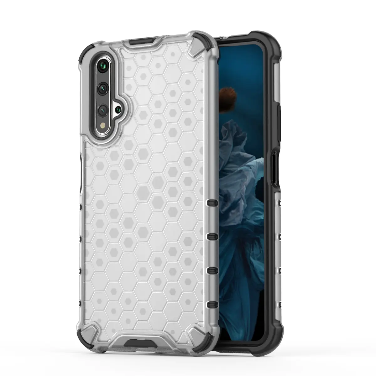 Chất lượng cao tổ ong điện thoại di động Trường hợp đối với Huawei Honor mờ scratchproof điện thoại di động Bìa