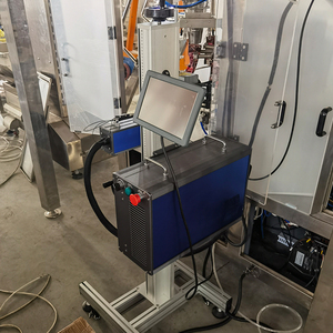 Laser beschriftung maschine Vin Code Chassis Nummer Flasche Wasser Datum Laser codier maschine