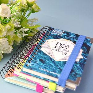 2024 Customized Weekly Planner Hardcover Book <strong>Printing</strong> Spiral A4 A5 Paper <strong>Notebook</strong> <strong>with</strong> <strong>Elastic</strong> Band - Product Image 1