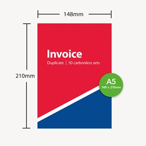 A5 tùy chỉnh hóa đơn cuốn sách tùy chỉnh hóa đơn Cuốn sách nhận carbonless giấy 2 phần 148mmx210mm 80gsm mua thứ tự cuốn sách A4 - Product Image 2