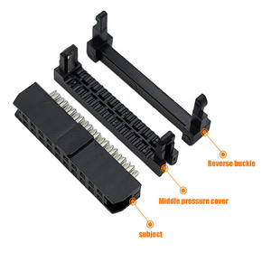 2.0mm 20pin Customized Idc Ribbon Female Connector Flat Ribbon Idc Connector Female Idc Cable <strong>Assembly</strong> - Product Image 3