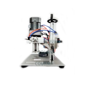COURM halbautomatische Sprüh-Triggerpumpe Tropfer Tischverschlussmaschine Kunststoffflaschenverschlussmaschine