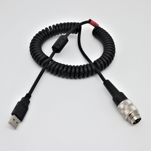 産業用ラインプログラミング4ピンスプリングコーディングでカスタマイズされたM16 USB AM高速充電5A/6Aモバイルデバイス用純粋銅 - Product Image 5
