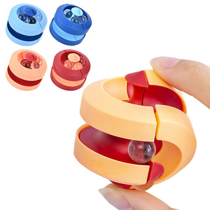 2025 Hot Selling Beliebte Finger Dekompression Ball Track Würfel Fingers pitze Track Gyro Fun Boy <span class=keywords><strong>Puzzle</strong></span> Finger Spinner Zappeln Spielzeug