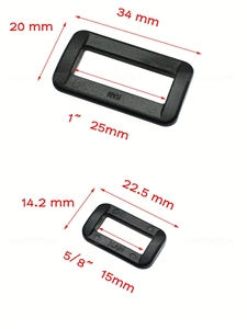 Multi Color &amp; Sizes Plastic <strong>Loop</strong> <strong>Rectangle</strong> Belt <strong>Buckles</strong> Backpack <strong>Buckle</strong> Adjustable Release Ring <strong>Buckle</strong> - Product Image 3