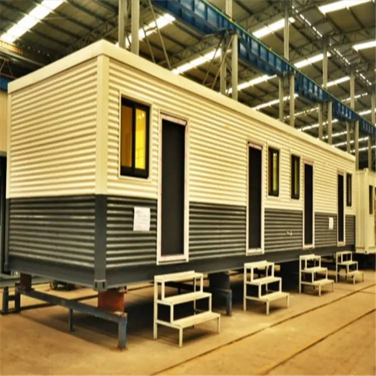 Nhanh Chóng Cài Đặt Kết Cấu Thép Đúc Sẵn Biệt Thự Sang Trọng Hai Tầng Prefab Nhà Container Nhà