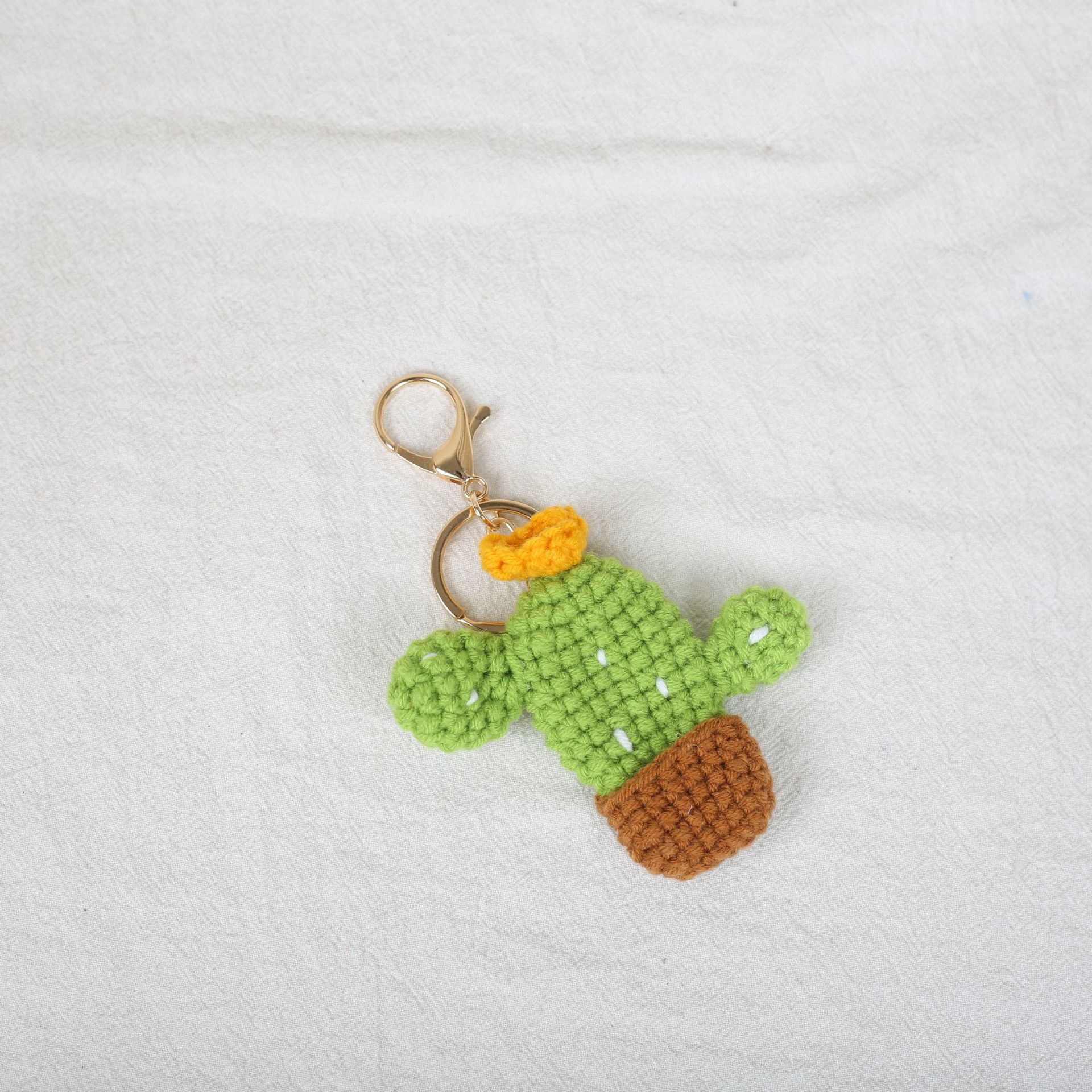 Porte-clés Cactus Doré