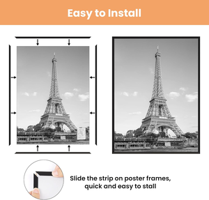 Homco bán buôn cổ điển bằng gỗ đơn giản áp phích Khung kính tường móc bao gồm A3 A4 50x70 Áp phích khung - Product Image 4