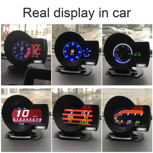 F8 tự động mét đa chức năng Head up Display HUD Đồng hồ tốc độ OBD2 đo cho xe ô tô với 6 giao diện khác nhau - Product Image 4
