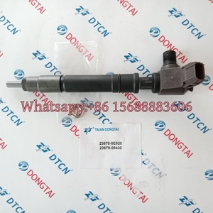2GD-FTV 2.4Lエンジン用の新しい23670-0E020 = 23670-09430コモンレール燃料インジェクター - Product Image 5
