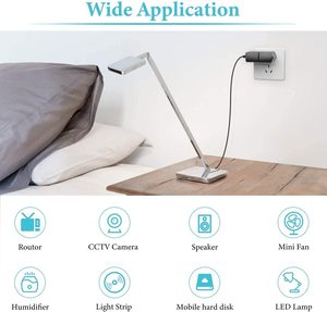 ESann 100V-240V Slim Design AC DC 5V 1A <strong>US</strong> EU AU UK <strong>Plug</strong> MINI Wall Power Adapter Charger for Led Controller and Led Strip - Product Image 5