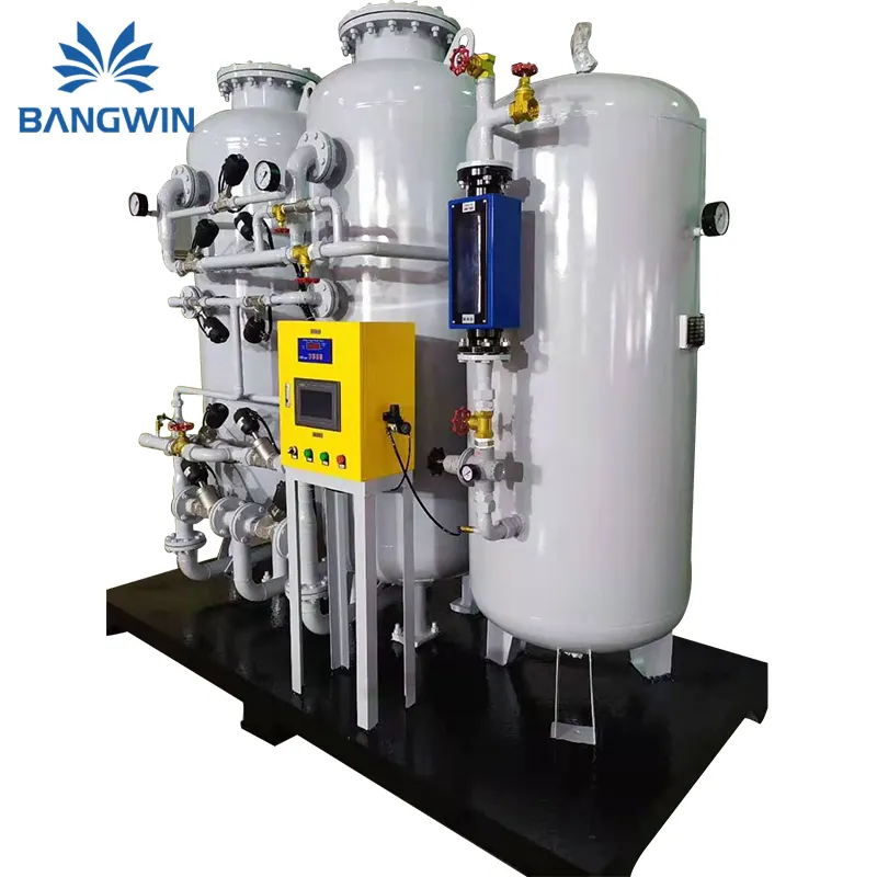 93-95% Pureza 50nm 3/H Generador de oxígeno PSA Planta Presión Oscilación Adsorción (PSA) Generador de oxígeno