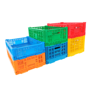 Caja de plástico resistente con tapa con bisagras, caja de plástico apilable y apilable, cajas móviles, contenedor de caja con tapa adjunta - Product Image 3