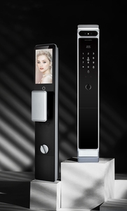 Enrique Tuya 3D yüz tanıma parmak izi üst akıllı kilit Video kapı zili Wifi App kilidini dijital kart anahtar Rfid şifreli kapı kilidi - Product Image 5