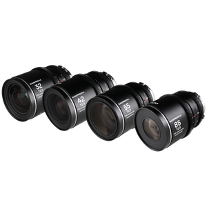 NanoMorph Cine 4 Lens kiti gümüş PL + EF Cine LF Prime 32 + 42 + 55 + 85m Film ve Video üretimi için LWAPRNLFSPLEF - Product Image 2