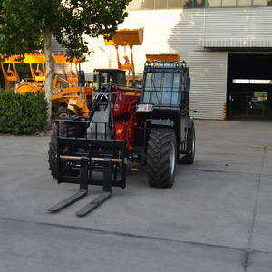 Dört tekerlekli direksiyon Epa dizel motor teleskopik işleyici 3Ton 4 Ton Telehandler teleskopik yükleyici 4Wd ön yükleyici - Product Image 2