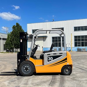 Nueva carretilla elevadora Elektrikli pequeña de 1,5 toneladas-3 toneladas con cambio lateral de mástil de contenedor para carga y descarga de contenedores