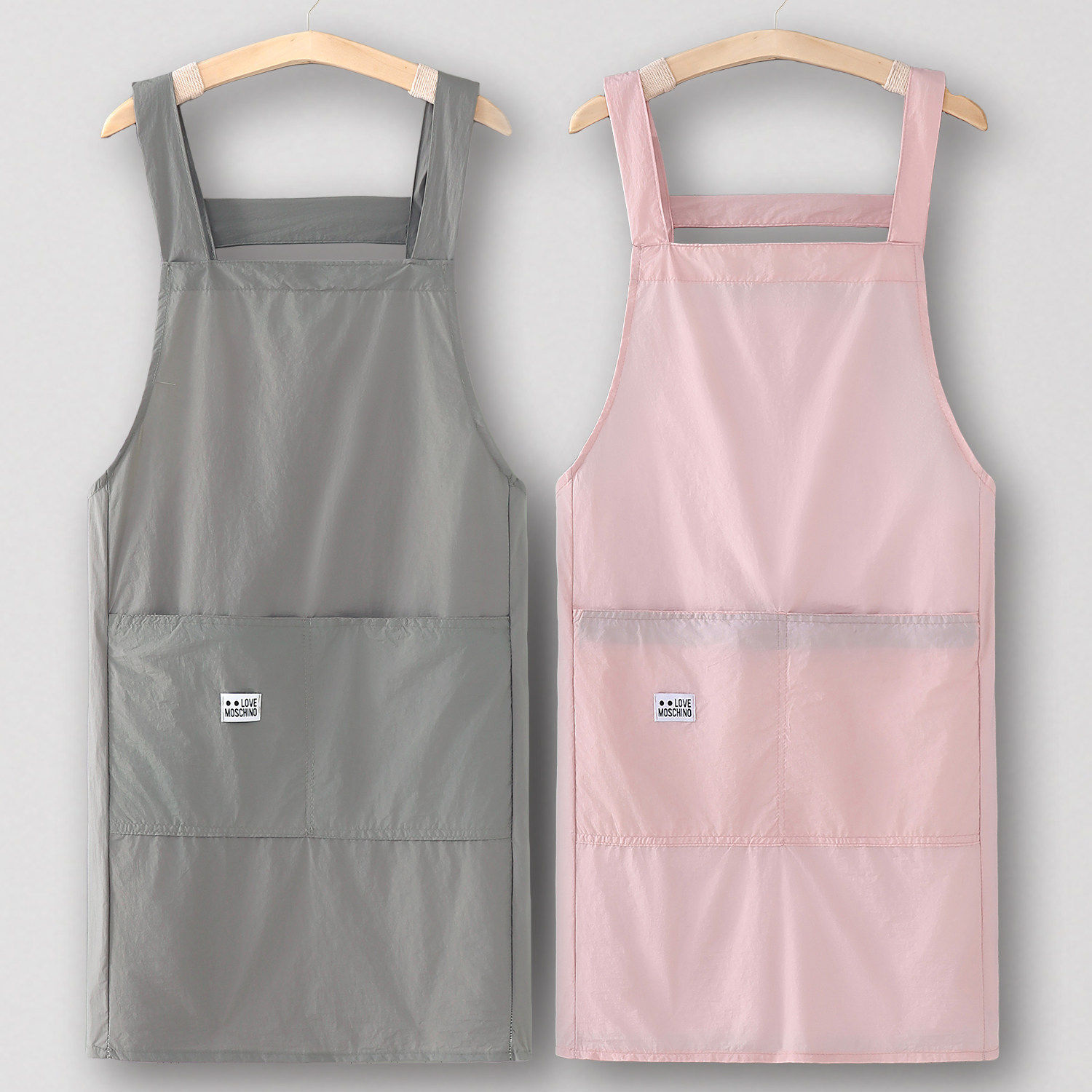 Sangle de poche zippée légère et respirante gris + rose