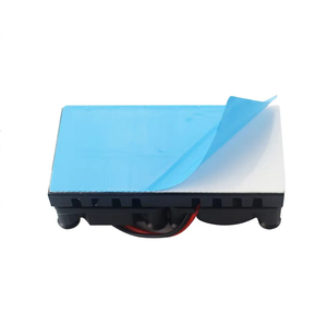 Raspberry Pi 4 Ventilador dual con disipador de calor Sistema de refrigeración Ventilador de refrigeración doble Radiador para Raspberry Pi 4 Modelo B 3 3B Plus