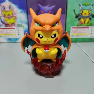 Zealed New Designs Anime Charakter Figur Ornamente 15 Stile Pokemon Pikachus Cosplay Figur mit guter Qualität Blind Box