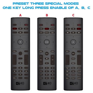 G40S Sprachsuche 2.4G Wireless Air Mouse AAA-Akku 34 Tasten IR-Lernen Gyroskop intelligente Fernbedienung für X96 H96 Max TV Box - Product Image 3