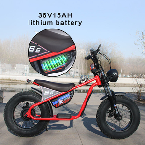 電動バイク36V 15AHファットタイヤEbike 16インチ電気ダートファットタイヤシティマウンテンハイブリッドモーター<span class=keywords><strong>E</strong></span>バイクカスタマイズ製品