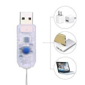 Festive outdoor kupfer string licht 10m 20m fernbedienung timing batterie USB garten licht für party Christmas dekoration - Product Image 3