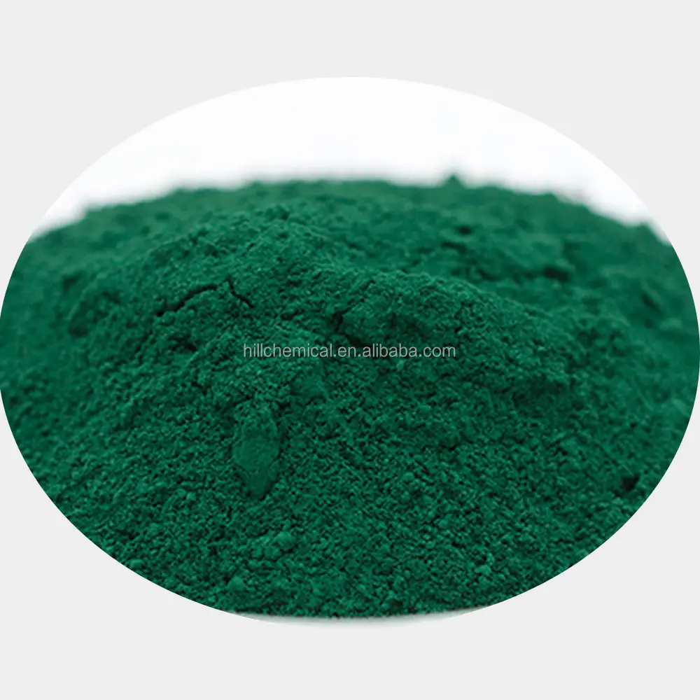 Hill Good Prices Oxyde de fer couleur verte Pigment inorganique en poudre pour carreaux de béton Pavé Briques de ciment
