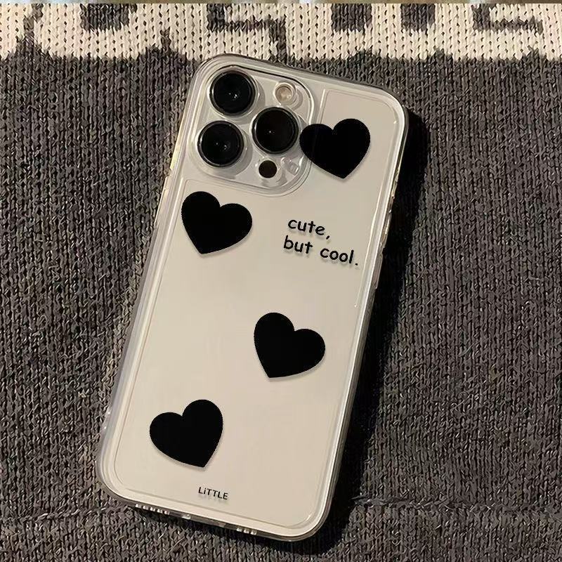 Transparent - Black Heart English