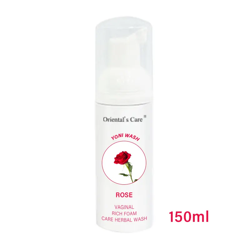 Oriental's Care Rose 150ML 150ml Yoni Foam Wash Feminine Hygiene Intimate Wash With Private Label