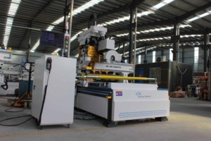 JINAN M-shine 5 Axis Cnc Router Atc Machine con dispositivo giratorio y enrutador de cabeza oscilante - Product Image 4