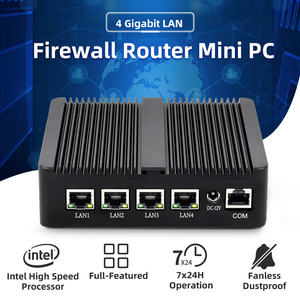 J4125 N5105 Linux Pfsense 4 NIC Intel I225 2.5G Gigabit <strong>Network</strong> Fanless Mini Pc Firewall Gateway Soft Router with Multi-Ethernet - Product Image 3