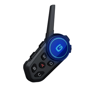 Auriculares de motocicleta con intercomunicador a prueba de agua IP67 con altavoz BT 5,1 y micrófono 2 en 1 Karadar S6 para una comunicación de conducción clara - Product Image 1