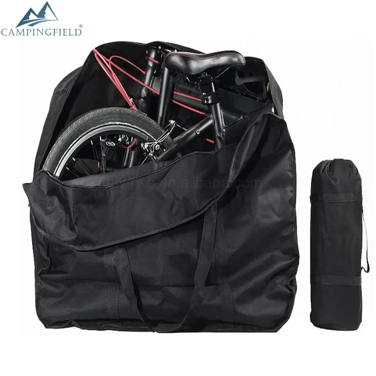 Велосипедное сиденье, багажник, велосипедное седло, сумка для хранения багажа на молнии, складная сумка для переноски велосипеда с ручкой
