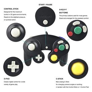 For <strong>Game</strong> <strong>Cubes</strong> <strong>Controller</strong> Single Button for NGC for GC USB <strong>Controller</strong> for PC NGC Wired Gamepad Joystick - Product Image 5