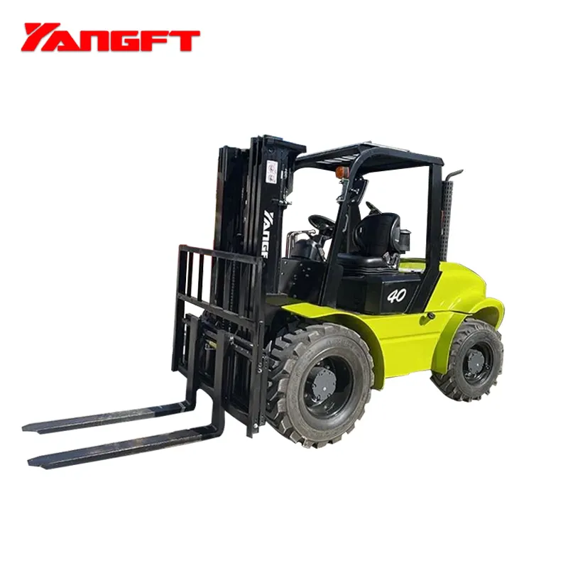 YangFT çin 4 tekerlekli kapalı yol tüm engebeli arazi 4ton arazi forkliftleri