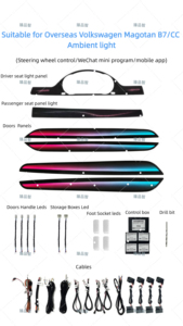 แผงหน้าปัดรถยนต์แบบไดนามิกสำหรับตกแต่ง B7รถยนต์จาก VW Magotan Passat /vw Passat CC - Product Image 2