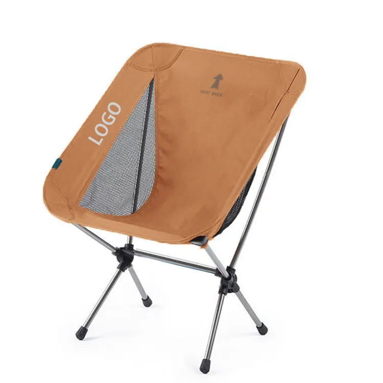 Vente en gros en usine, chaise de lune portable pliante de style moderne personnalisée pour adulte pour camping pêche