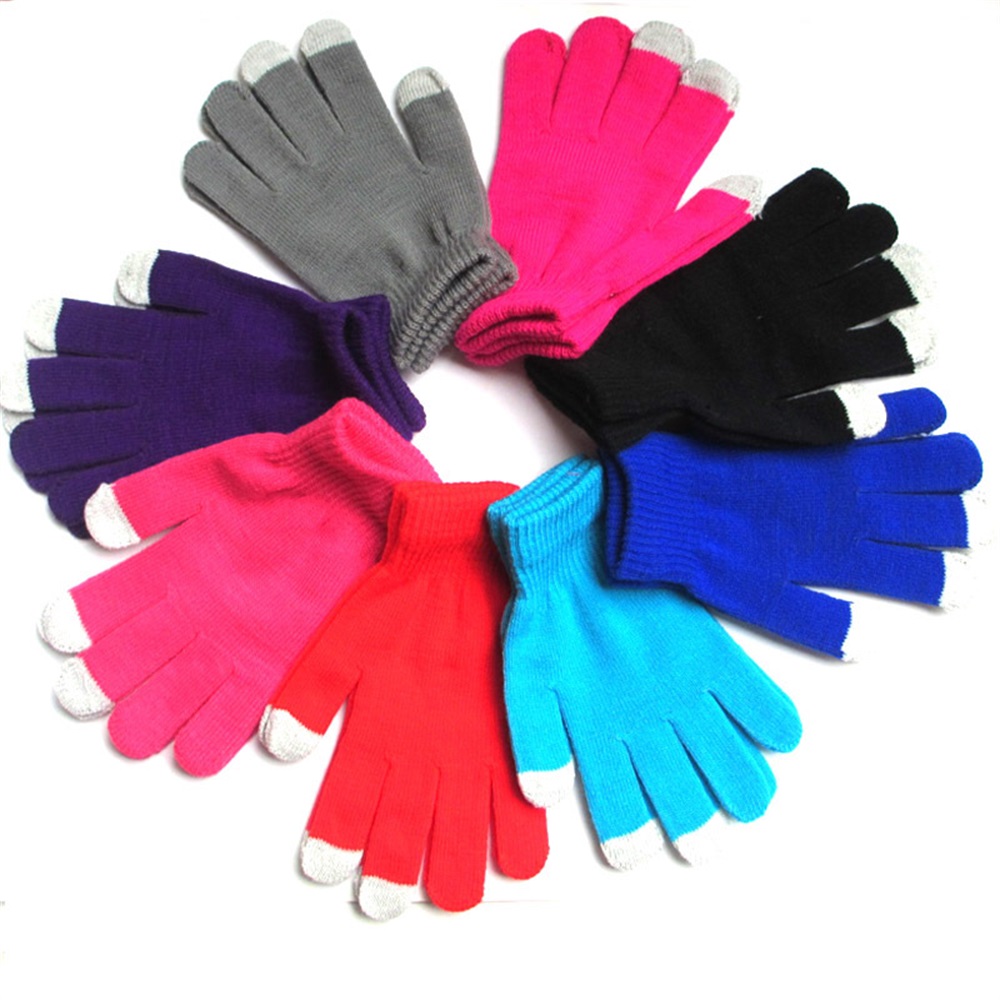 Gants d'hiver tactiles en gros avec logo personnalisé - Idée cadeau
