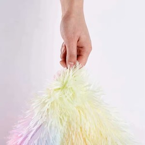 100% Polyester Phong cách mới màu sắc tươi sáng giả lông ném chăn sang trọng cho phòng khách mùa đông - Product Image 4