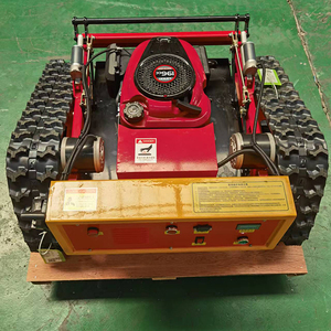 Tam güç HT 550 uzaktan kumanda paletli çim biçme makinesi ile yürüyüş hız 0-6 km/h çim kesici - Product Image 4