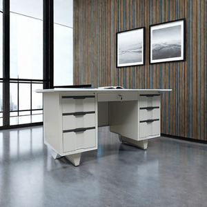 High Quality Modern Design Six-Drawer Office <strong>Desk</strong> Practical <strong>Simple</strong> <strong>Computer</strong> <strong>Desk</strong> - Product Image 1